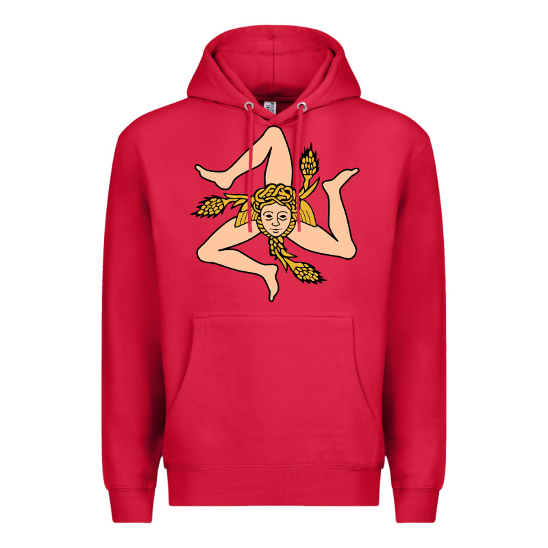 Sicilian Triskelion Premium Hoodie by artisFamous | Teevron