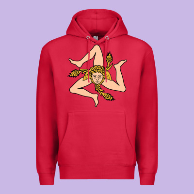 Sicilian Triskelion Premium Hoodie Designed By Artisfamous