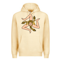 Pina Colada sicilian triskelion Premium Hoodie - artisFamous