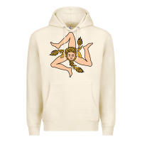 Tofu sicilian triskelion Premium Hoodie - artisFamous