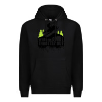 Black snowmobile throttle Premium Hoodie - artisFamous