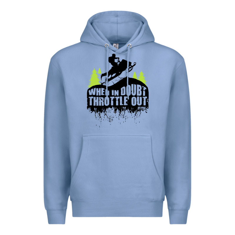 Snowmobile Throttle Premium Hoodie by artisFamous | Teevron