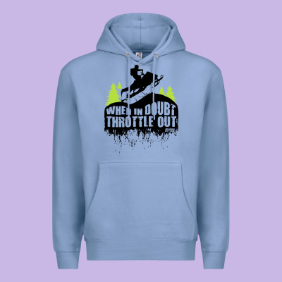 Snowmobile Throttle Premium Hoodie Designed By Artisfamous