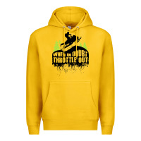 Lemon snowmobile throttle Premium Hoodie - artisFamous