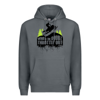 Rock snowmobile throttle Premium Hoodie - artisFamous