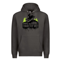 Smoke snowmobile throttle Premium Hoodie - artisFamous