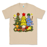 Mushroom christmas with softball trees bbs Classic Tee - BundleAndBundleShop