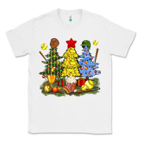 White christmas with softball trees bbs Classic Tee - BundleAndBundleShop