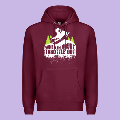 Snowmobile Throttle Premium Hoodie Designed By Artisfamous