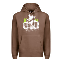 Chestnut snowmobile throttle Premium Hoodie - artisFamous