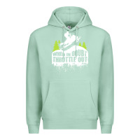 Seafoam snowmobile throttle Premium Hoodie - artisFamous