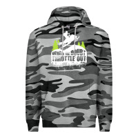 Slate Camo snowmobile throttle Premium Hoodie - artisFamous