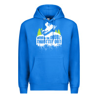 True Royal snowmobile throttle Premium Hoodie - artisFamous