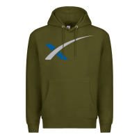 Army Green space X Premium Hoodie - artisFamous