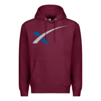 Burgundy space X Premium Hoodie - artisFamous