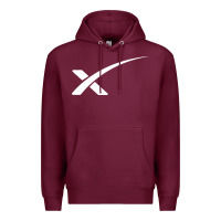 Burgundy space X Premium Hoodie - artisFamous