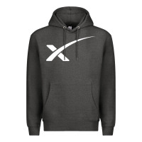 Charcoal Heather space X Premium Hoodie - artisFamous