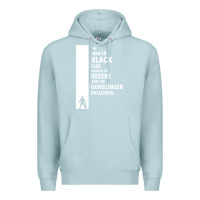 Blue Mist the man in black fled across the desert Premium Hoodie - artisFamous
