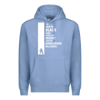 Colony Blue the man in black fled across the desert Premium Hoodie - artisFamous