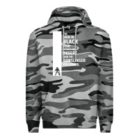 Slate Camo the man in black fled across the desert Premium Hoodie - artisFamous
