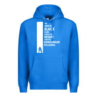 True Royal the man in black fled across the desert Premium Hoodie - artisFamous