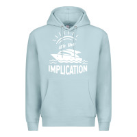 Blue Mist the implication   its always sunny in philadelphia Premium Hoodie - artisFamous