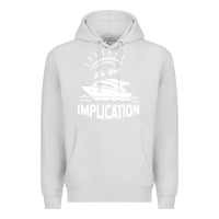Dove Grey the implication   its always sunny in philadelphia Premium Hoodie - artisFamous