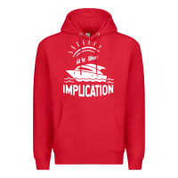 Red the implication   its always sunny in philadelphia Premium Hoodie - artisFamous