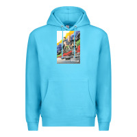 Ocean Blue fast and furious 9 Premium Hoodie - artisFamous