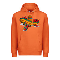 Carrot maracas sombrero mexican Premium Hoodie - artisFamous
