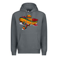 Rock maracas sombrero mexican Premium Hoodie - artisFamous