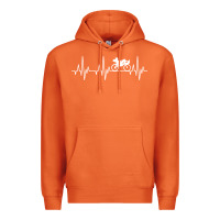 Carrot heartbeat recumbent bicycle bike cyclist biking Premium Hoodie - artisFamous