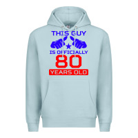 Blue Mist this guy is 80 years funny 80th birthday Premium Hoodie - artisFamous