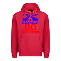 Cardinal this guy is 80 years funny 80th birthday Premium Hoodie - artisFamous