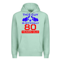 Seafoam this guy is 80 years funny 80th birthday Premium Hoodie - artisFamous