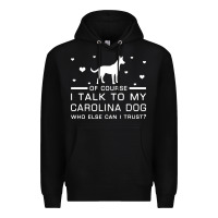 Black carolina dog Premium Hoodie - artisFamous