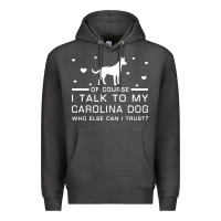 Charcoal Heather carolina dog Premium Hoodie - artisFamous