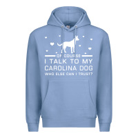 Colony Blue carolina dog Premium Hoodie - artisFamous
