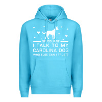 Ocean Blue carolina dog Premium Hoodie - artisFamous