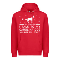 Red carolina dog Premium Hoodie - artisFamous