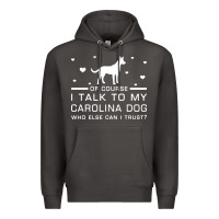 Smoke carolina dog Premium Hoodie - artisFamous