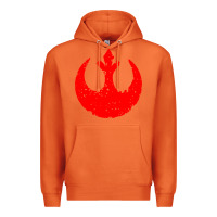 Carrot distressed rebel alliance symbol Premium Hoodie - artisFamous