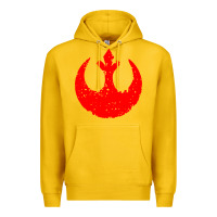 Lemon distressed rebel alliance symbol Premium Hoodie - artisFamous