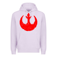 Distressed Rebel Alliance Symbol Premium Hoodie | Teevron
