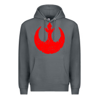 Rock distressed rebel alliance symbol Premium Hoodie - artisFamous
