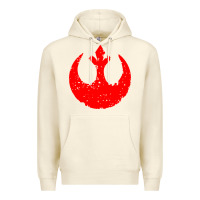 Sandshell distressed rebel alliance symbol Premium Hoodie - artisFamous
