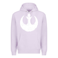 Lilac distressed rebel alliance symbol Premium Hoodie - artisFamous