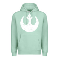 Seafoam distressed rebel alliance symbol Premium Hoodie - artisFamous