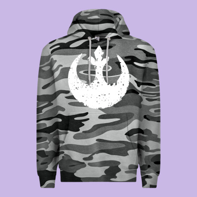 Distressed Rebel Alliance Symbol Premium Hoodie Designed By Artisfamous