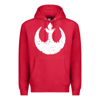 Distressed Rebel Alliance Symbol Premium Hoodie | Teevron